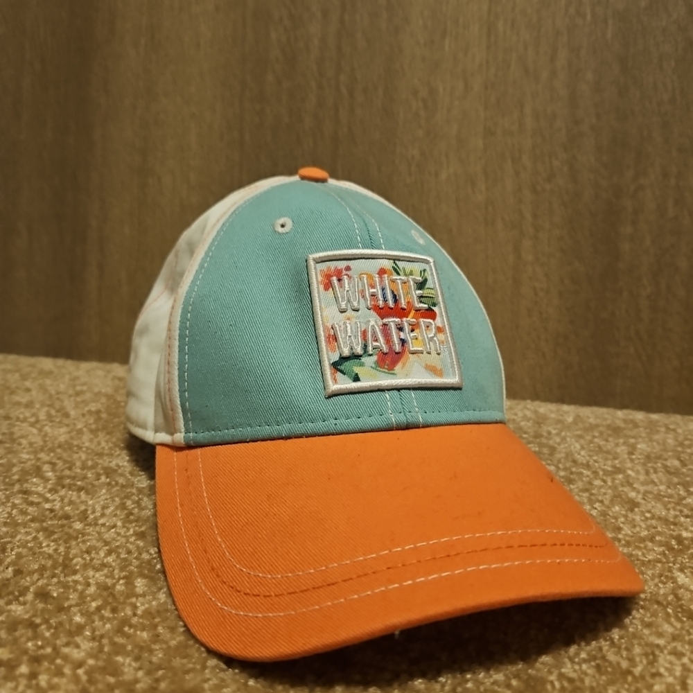 White Water Floral Hat Brand New